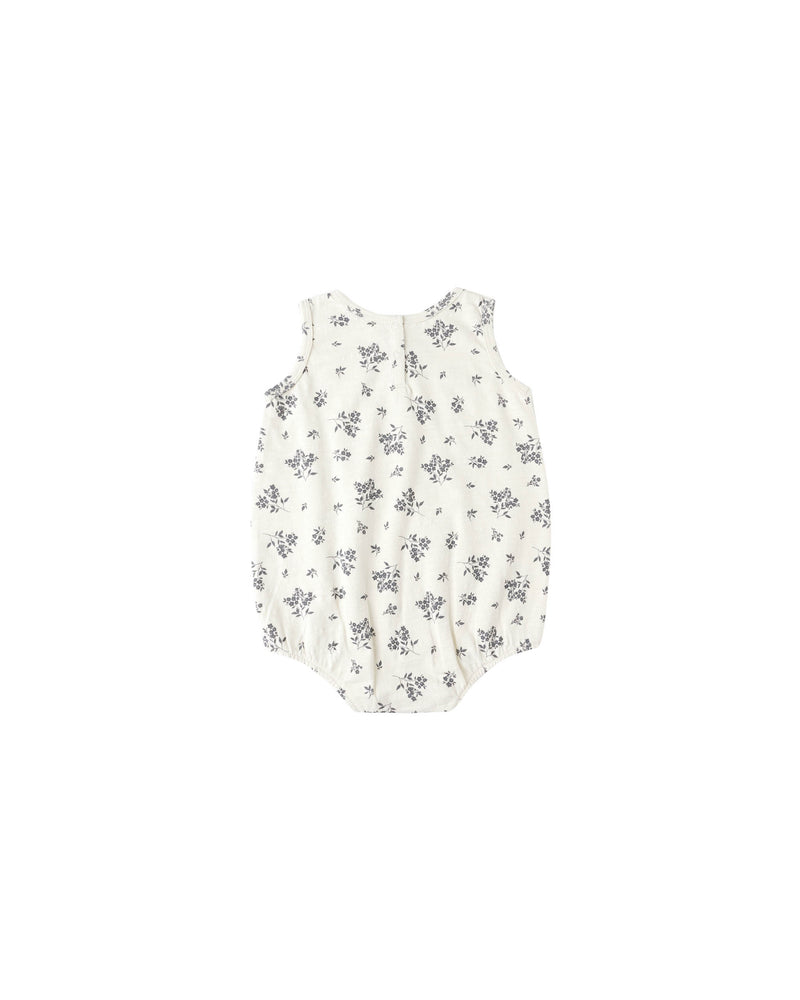 Bubble Onesie - Blue Floral