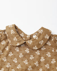 Cora LS Bubble Romper - Golden Fleur