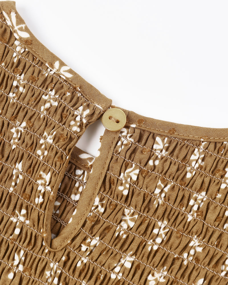 Lydia Dress - Golden Fleur