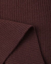 Scallop Tee - Burgundy