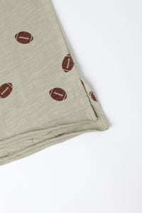 Raw Edge Tee - Footballs