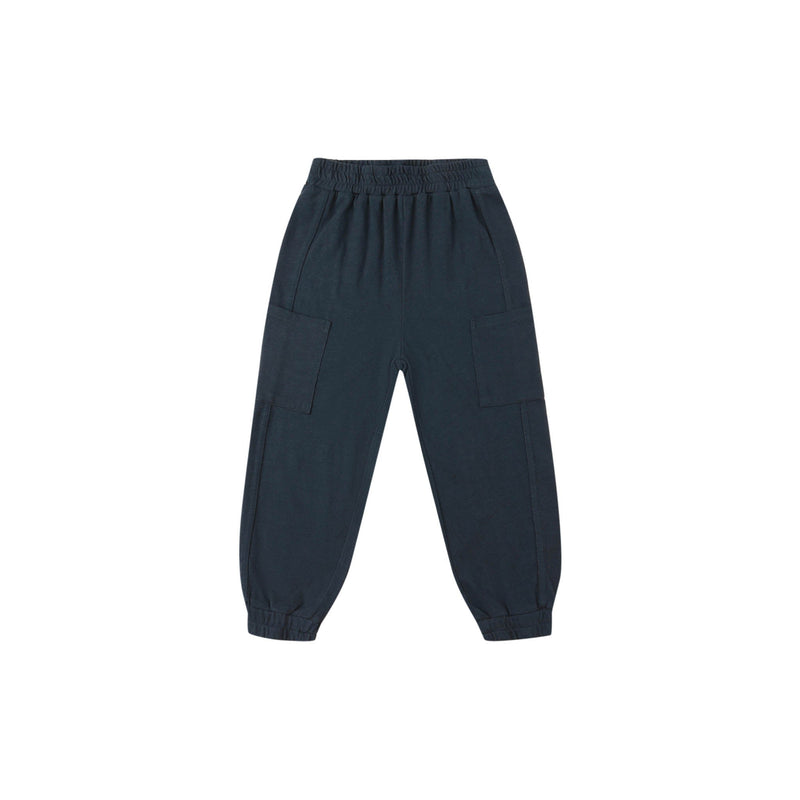 Dark blue pants on a white background