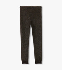 Black Glitter Footless Tights