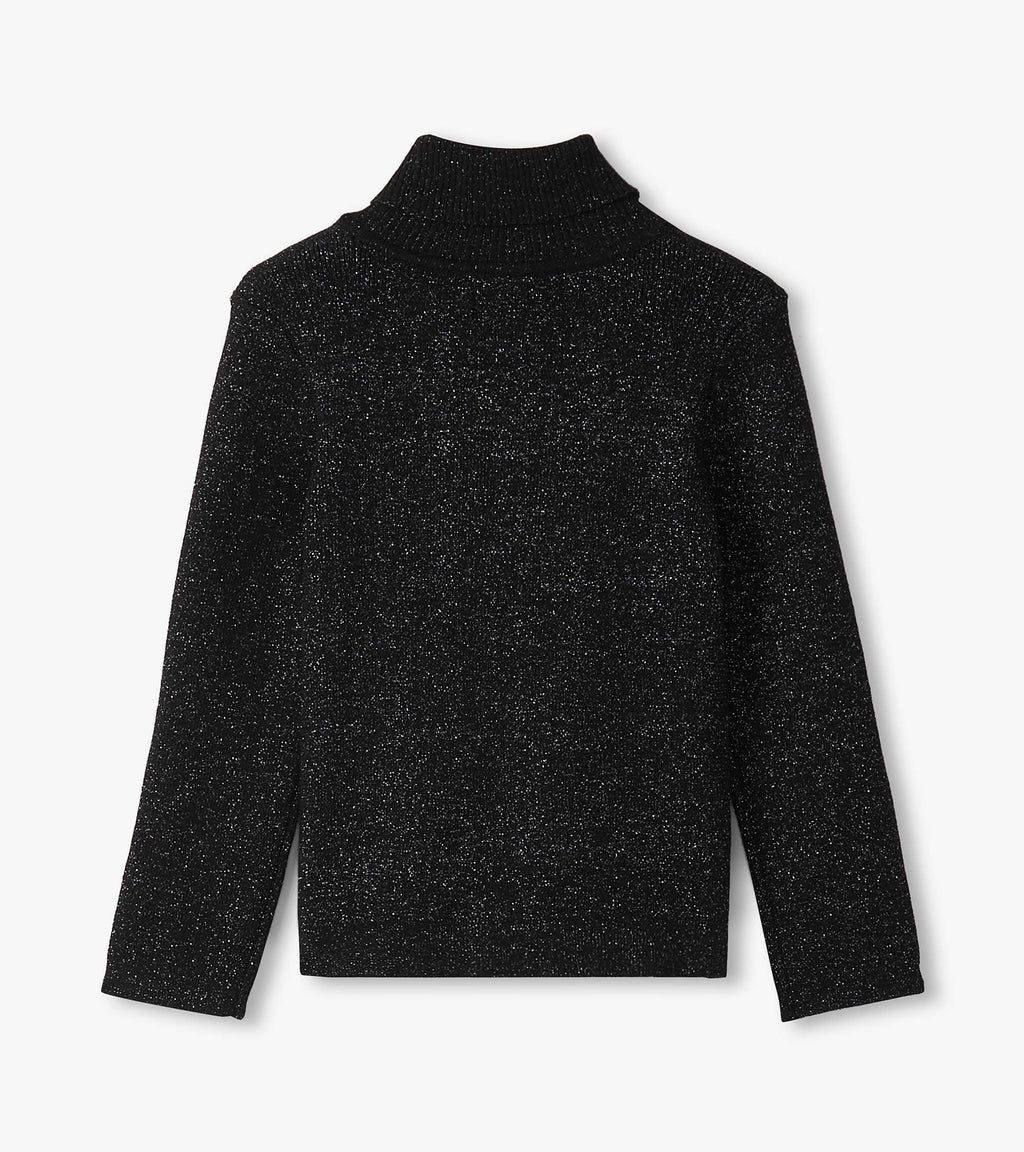 Black Glitter Turtleneck