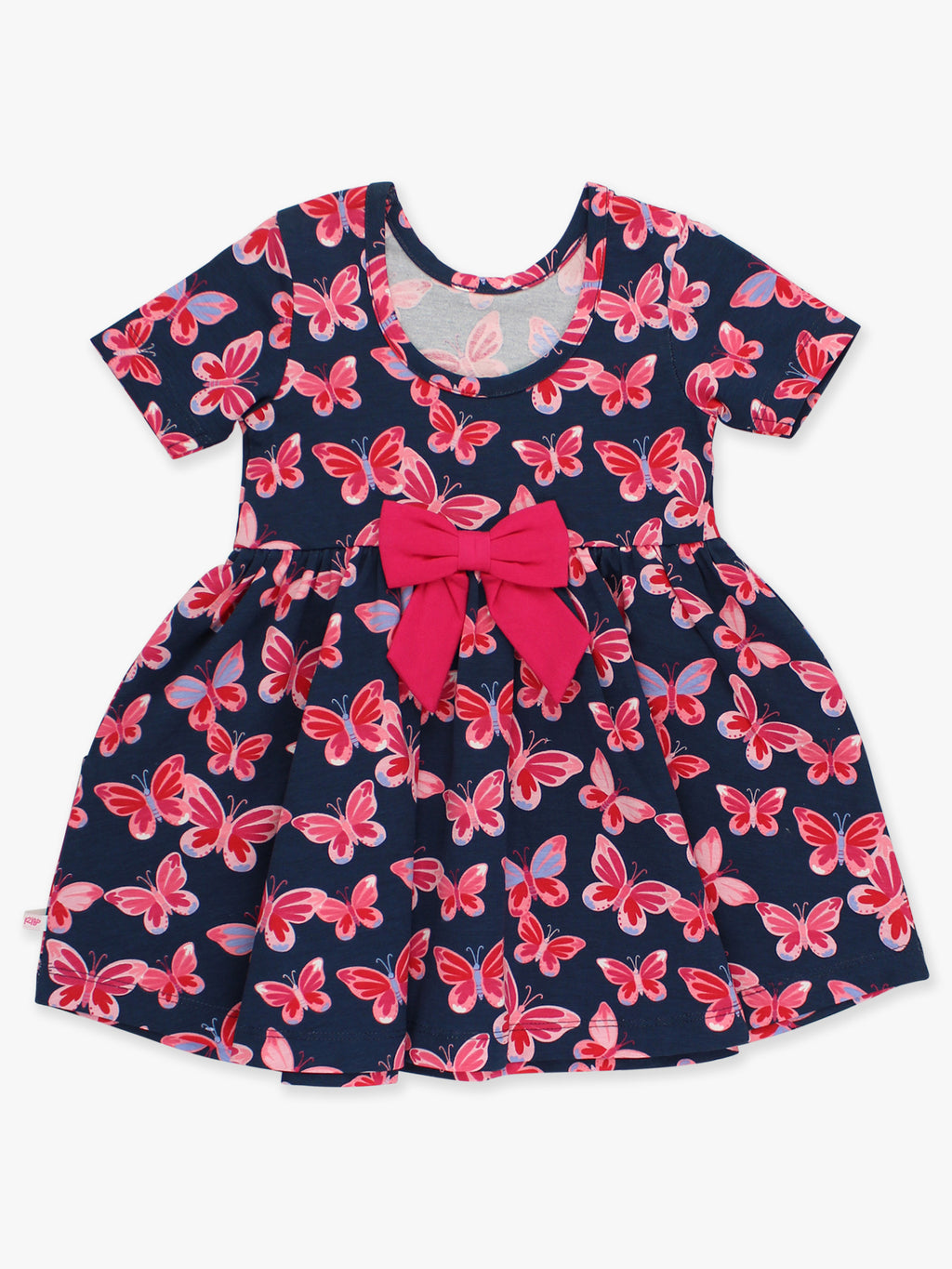 Butterfly Bliss Knit Short Sleeve Twirl Dress