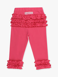 Hot Pink - Ruffle Leggings