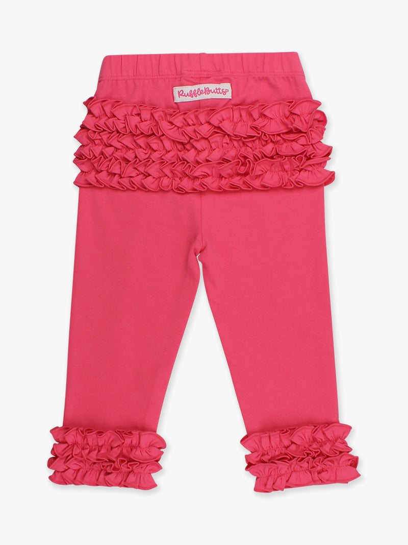 Hot Pink - Ruffle Leggings