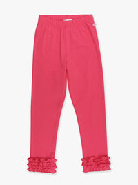 Hot Pink - Ruffle Leggings