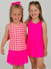 Active Tank Top - Neon Sherbet Cane