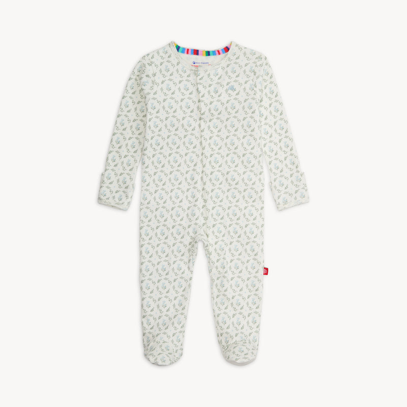 Eloise Organic Cotton Magnetic Footie