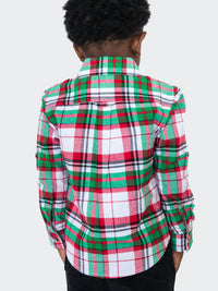 Dashing Dreams Plaid - Long Sleeve Button Down Shirt