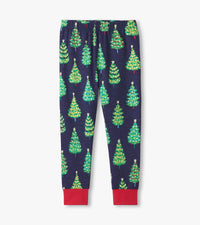Bottle Brush Stretch Cotton Pajama Set