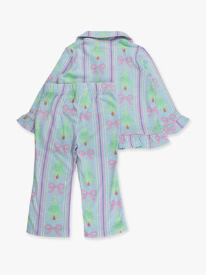 Merry Bow Dreams - Ruffle Flare Pajama Set