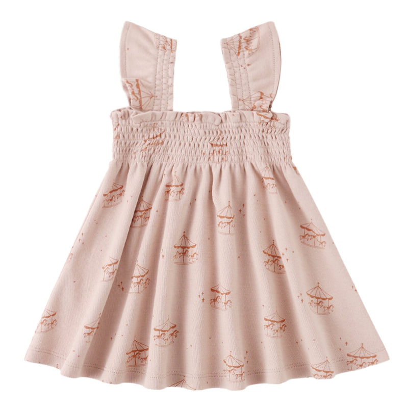 Smocked Jersey Dress Carousel – Bright Beginnings Boutique