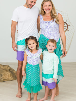 Mermaid Tail Skirt Cover-Up