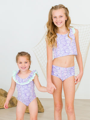 Magical Mermaid - Racerback Flutter Tankini