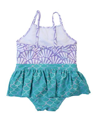 Magical Mermaid - Big Bow Skirted One Piece