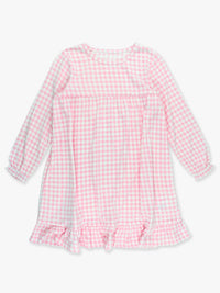 Pink Gingham - Pajama Nightgown