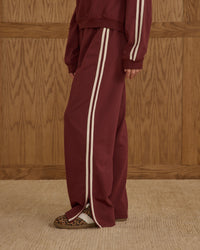 Track Pant - Burgundy