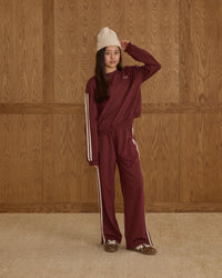 Track Pant - Burgundy