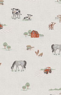 Little Farm - 2 Way Zipper Footie