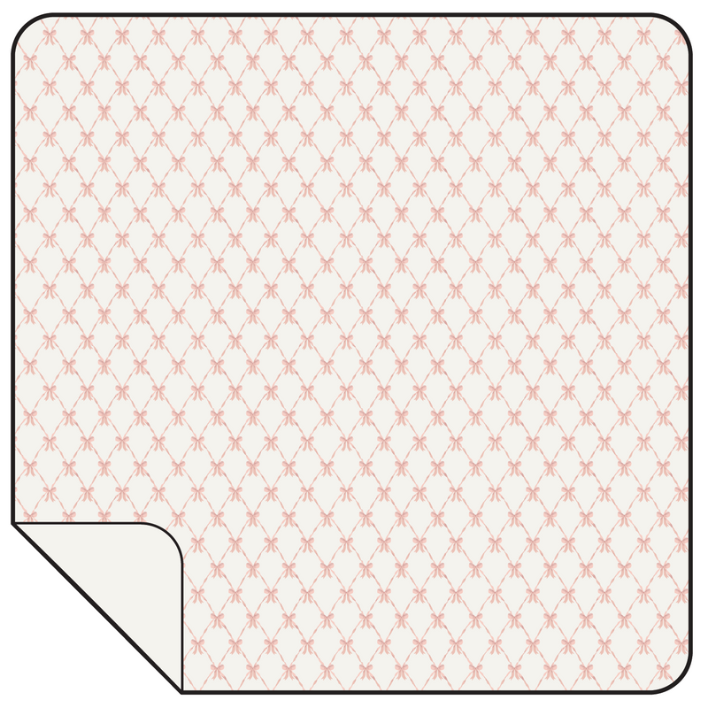 Ribbon Bow Trellis - Bamboo Swaddle Blanket