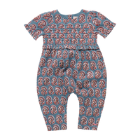 Baby Girls Raquel Jumper - Blue Paisley