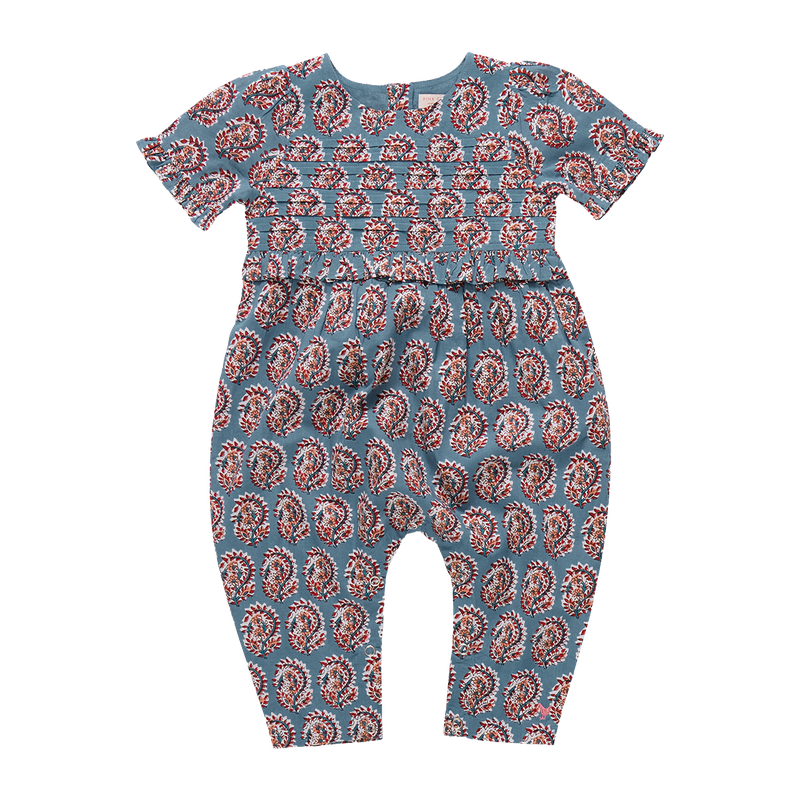 Baby Girls Raquel Jumper - Blue Paisley