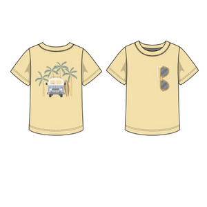 Surf Truck Top - Light Yellow