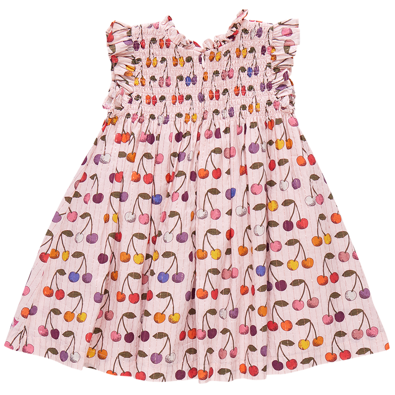 Girls Stevie Dress - Cloud Pink Cherry