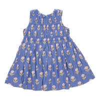 Girls Waverly Dress - Periwinkle Bud