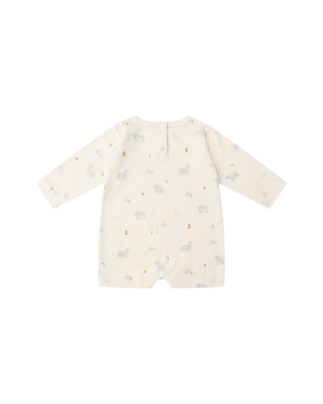 Long Sleeve Romper - Polar Bears