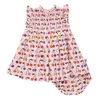 Baby Girls Stevie Dress Set - Cloud Pink Cherry