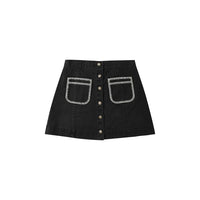 Denver Mini Skirt - Washed Black
