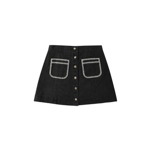 Denver Mini Skirt - Washed Black