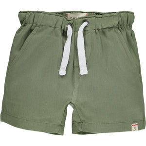 Hugo Green Khaki Twill Shorts