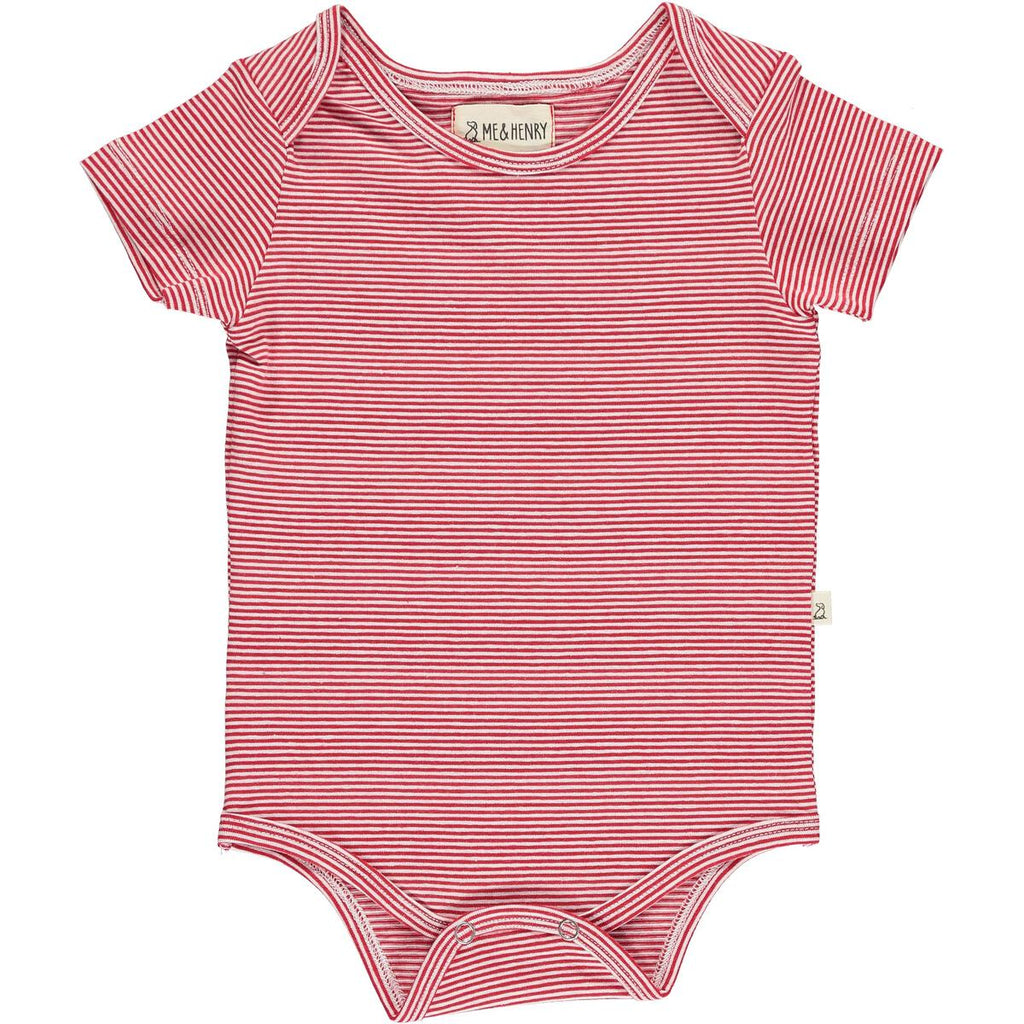Walty Red Stripe Onesie