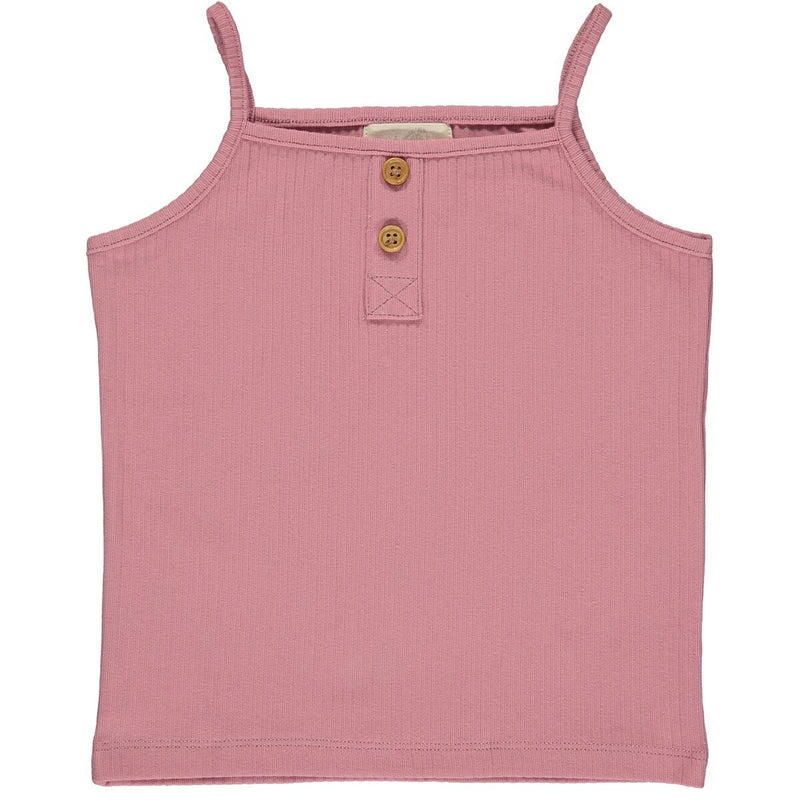 Pink Karter Tank & Brynlee Ruffle Shorts Set