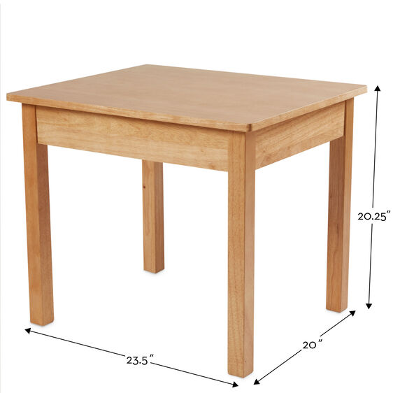 LOCAL PICK-UP ONLY - Natural Wooden Child Table & Chairs