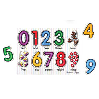 See-Inside Numbers Peg Puzzle - 10 Pieces