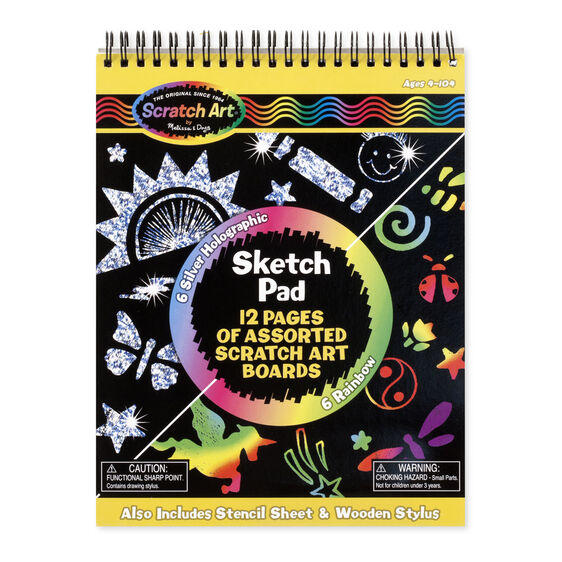 Scratch Art® Sketch Pad Book