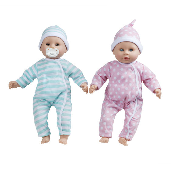 Mine to Love Twins Luke & Lucy Doll Set