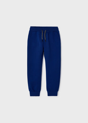 Cobalt Cuffed Fleece Trousers