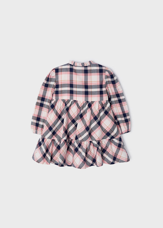 Pink & Grey Plaid Dress