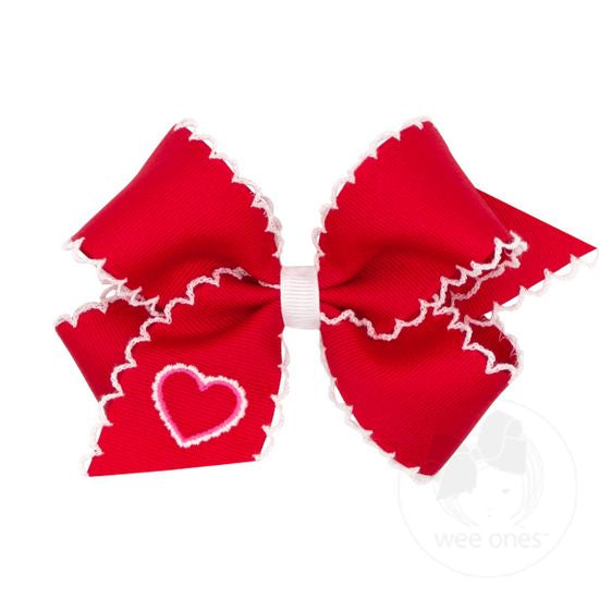 Red Heart Moonstitch Bow