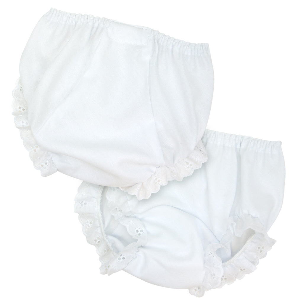 Double Seat Panty with Eyelet Trim