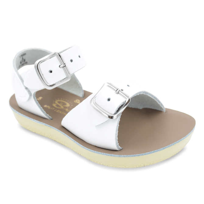 White Surfer Sandals