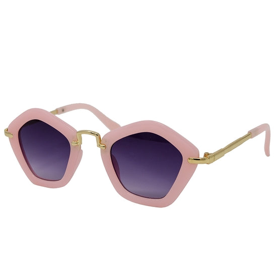 Pink Polygon Sunglasses
