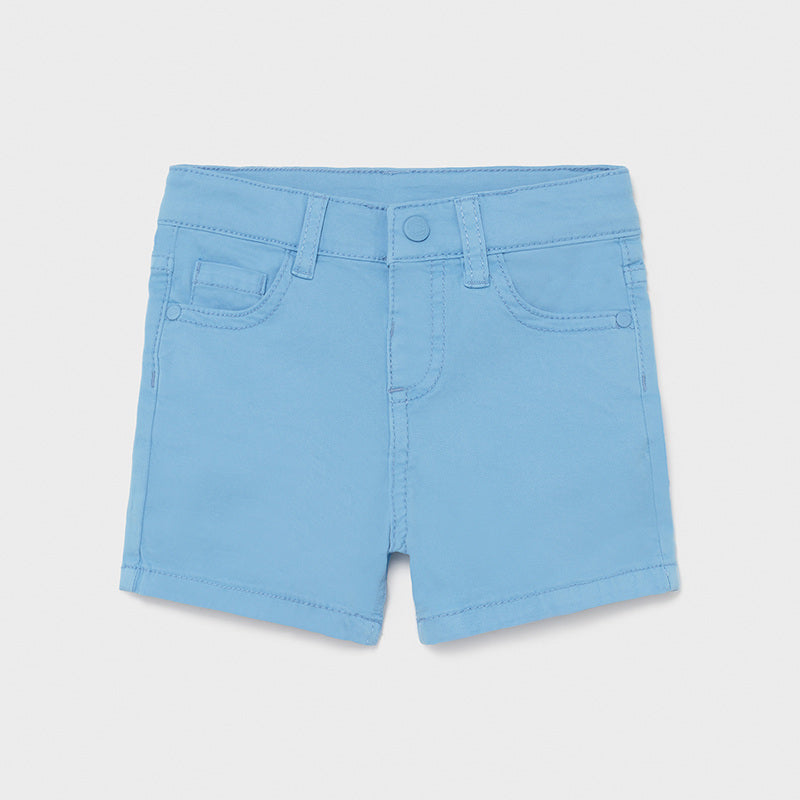 Periwinkle 5 Pocket Twill Shorts