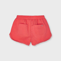 Coral Pom Knit Shorts